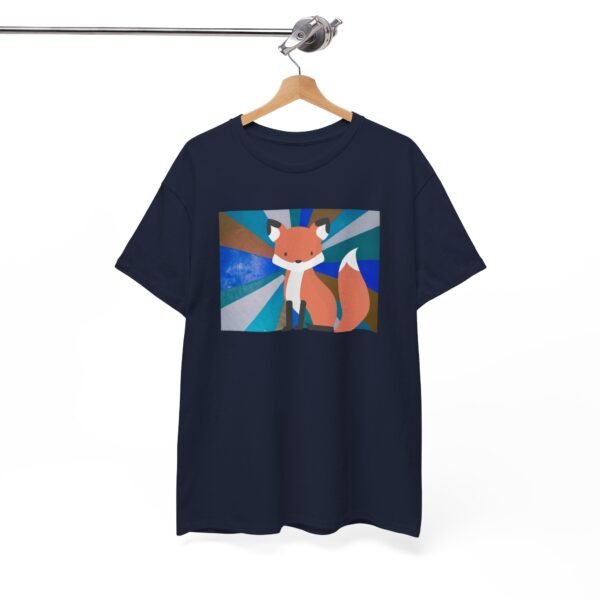 Cute simple yet colorful — “My Favorite Fox” Unisex Heavy Cotton Tee