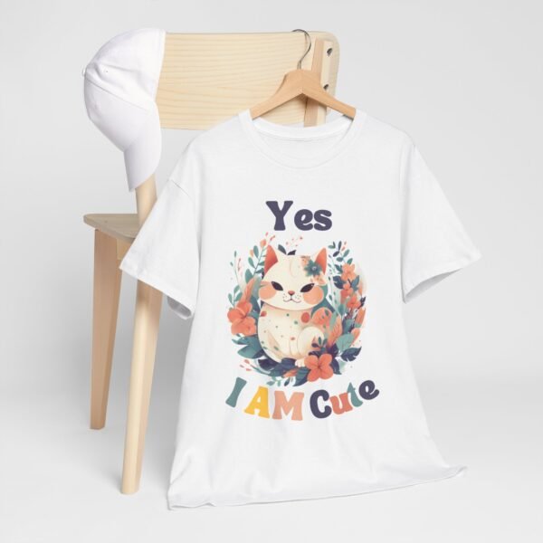 “Yes, I’m Cute” Adorable Kitty Shirt Unisex Shirt