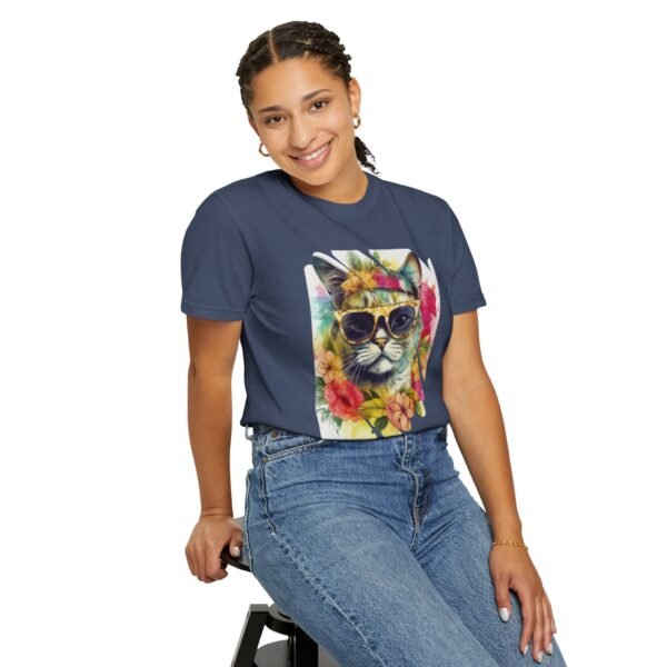 Boho Kitty Unisex Garment-Dyed T-shirt