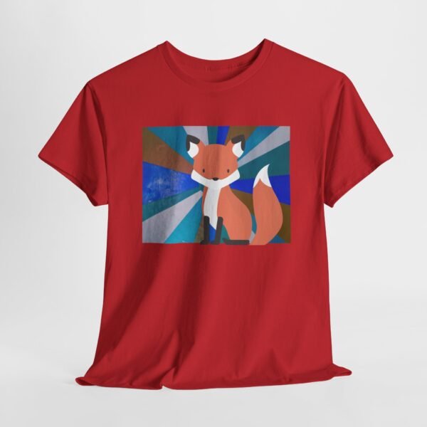 Cute simple yet colorful — “My Favorite Fox” Unisex Heavy Cotton Tee