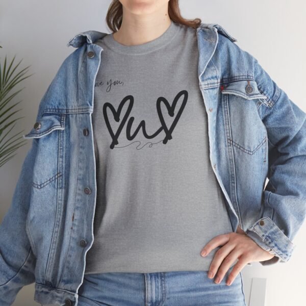 The “Love You” Minimalist T-shirt — Unisex Heavy Cotton Tee