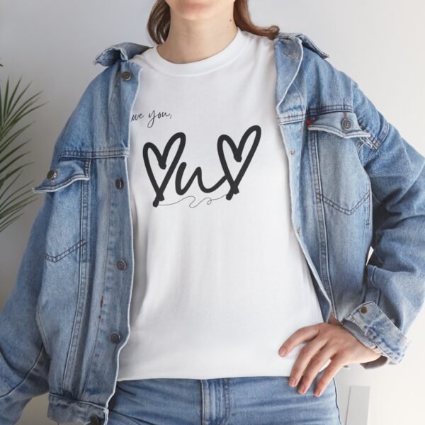 The “Love You” Minimalist T-shirt — Unisex Heavy Cotton Tee