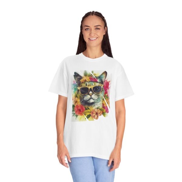 Boho Kitty Unisex Garment-Dyed T-shirt