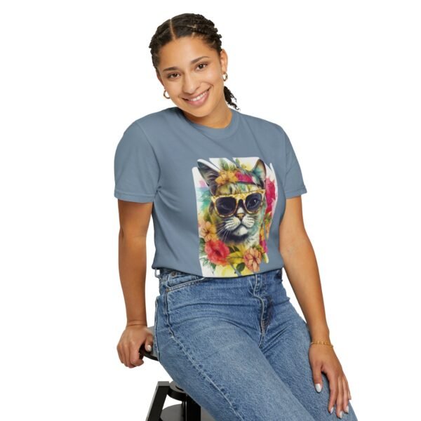 Boho Kitty Unisex Garment-Dyed T-shirt