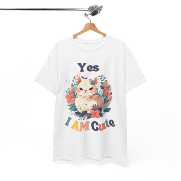 “Yes, I’m Cute” Adorable Kitty Shirt Unisex Shirt