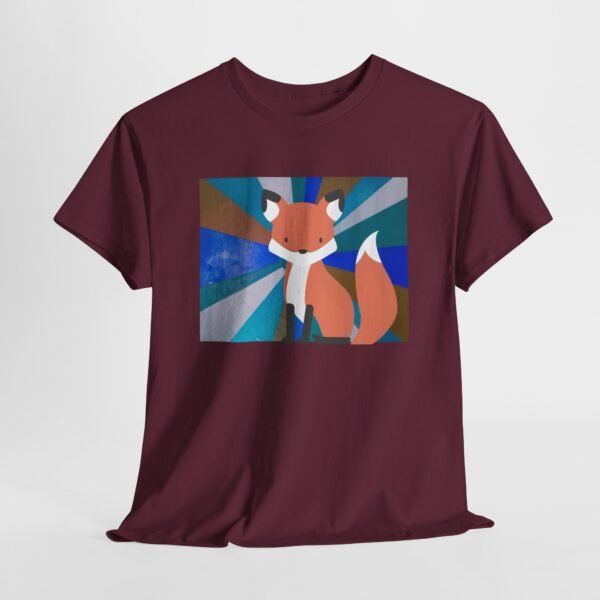 Cute simple yet colorful — “My Favorite Fox” Unisex Heavy Cotton Tee