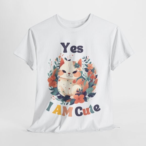 “Yes, I’m Cute” Adorable Kitty Shirt Unisex Shirt