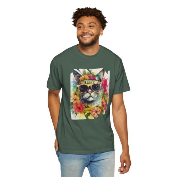 Boho Kitty Unisex Garment-Dyed T-shirt