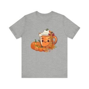 Pumpkin spice latte t-shirt, Fall Coffee Shirt, Autumn Pumpkin Shirt, Cute Pumpkin Latte Drink TEE, Fall Season Shirt