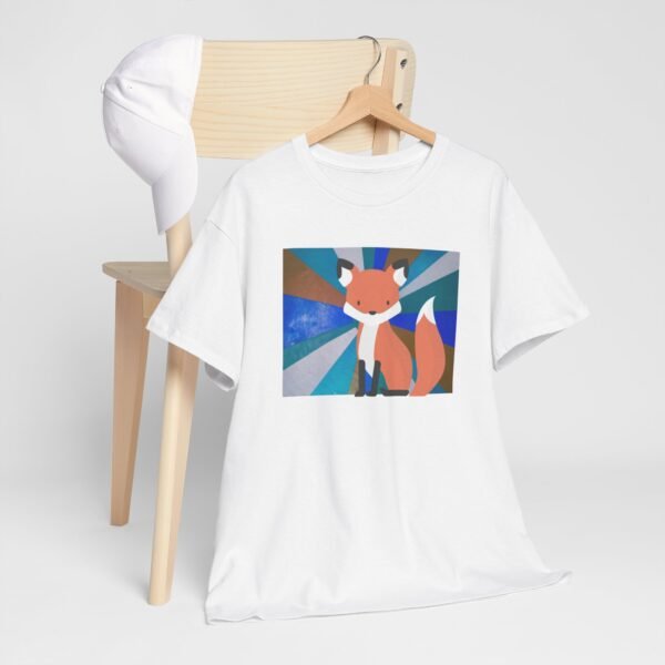 Cute simple yet colorful — “My Favorite Fox” Unisex Heavy Cotton Tee