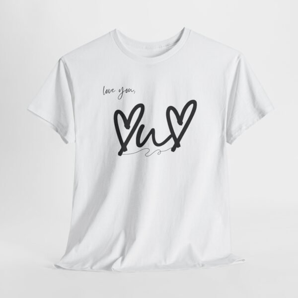 The “Love You” Minimalist T-shirt — Unisex Heavy Cotton Tee