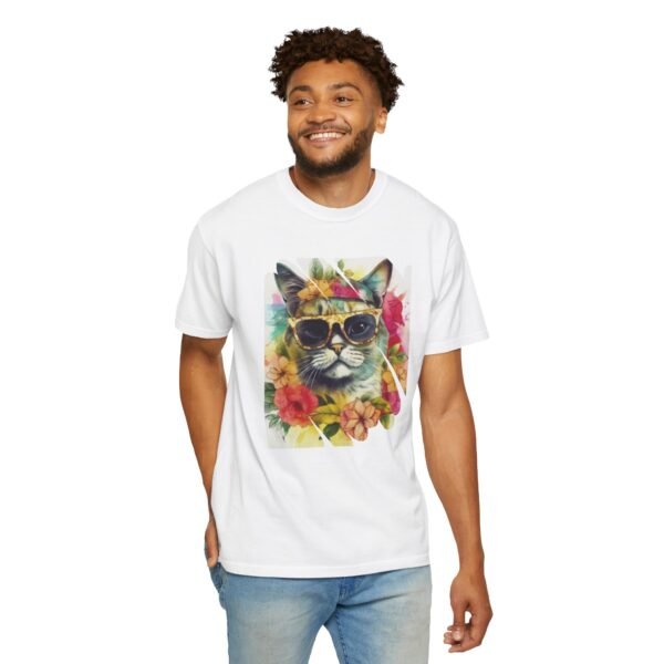 Boho Kitty Unisex Garment-Dyed T-shirt