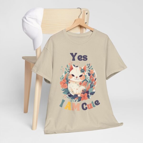 “Yes, I’m Cute” Adorable Kitty Shirt Unisex Shirt